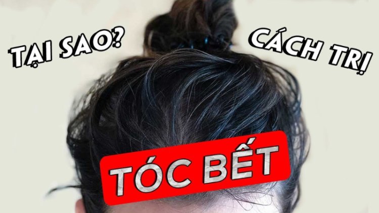 mẹo chữa tóc bết